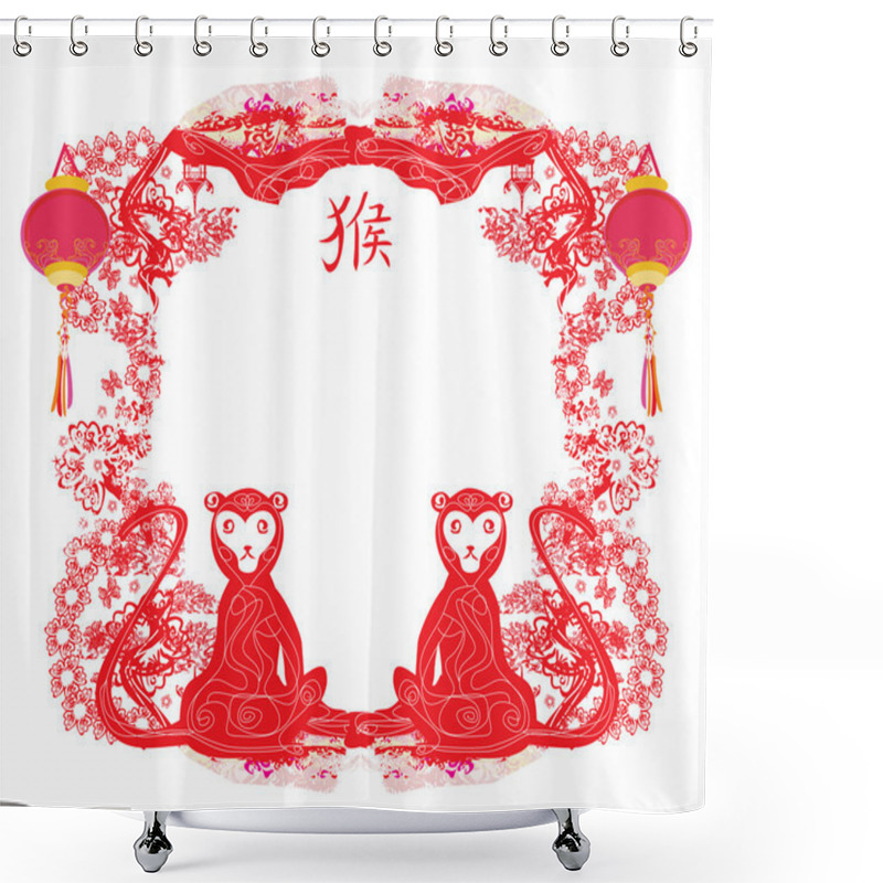 Personality  Chinese Zodiac Signs: Monkey Shower Curtains