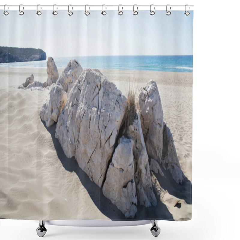 Personality  Rocks Shower Curtains