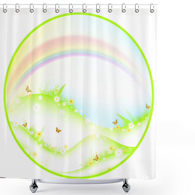 Personality  Summer Or Spring Theme Shower Curtains