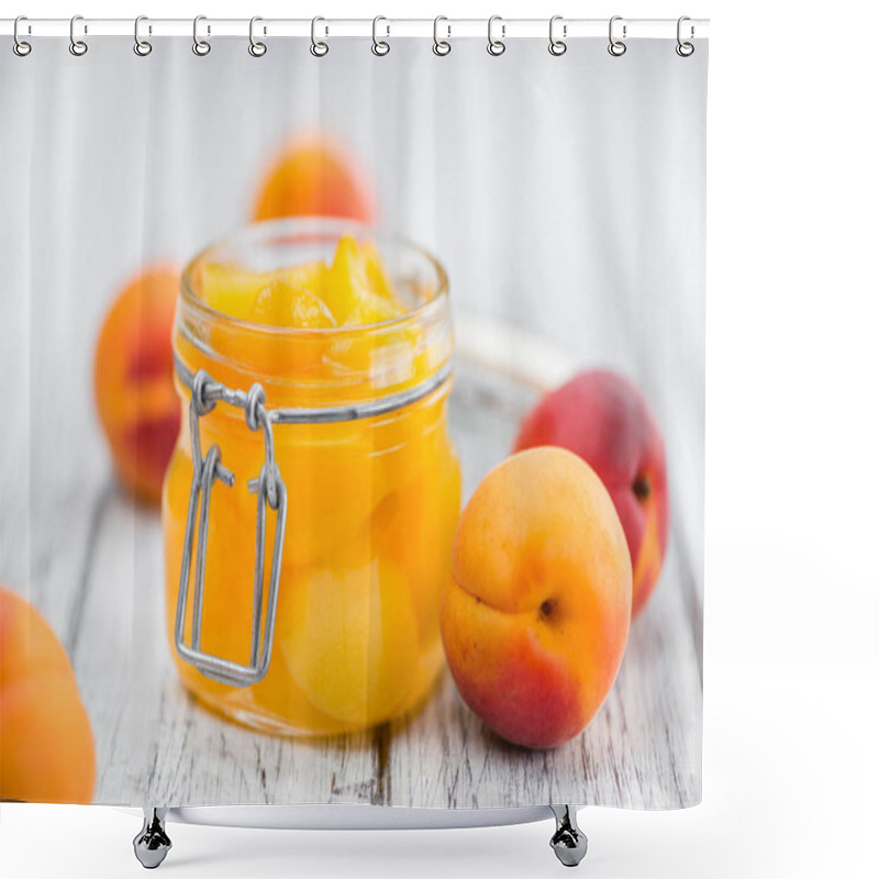 Personality  Sweet Preserved Apricots  Shower Curtains