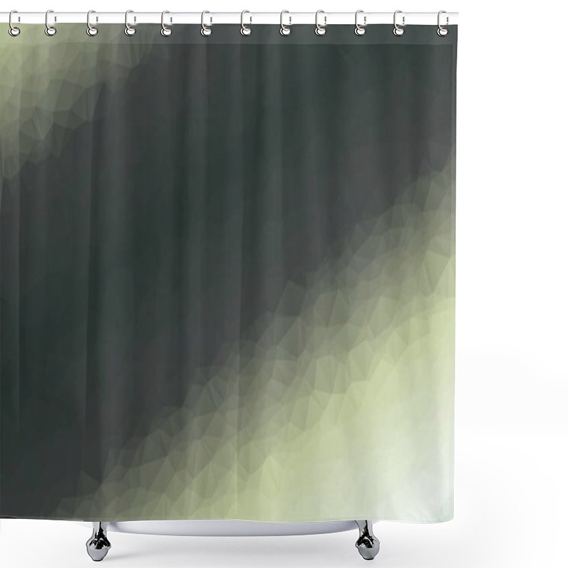 Personality  Creative Prismatic Background With Polygonal Pattern Shower Curtains