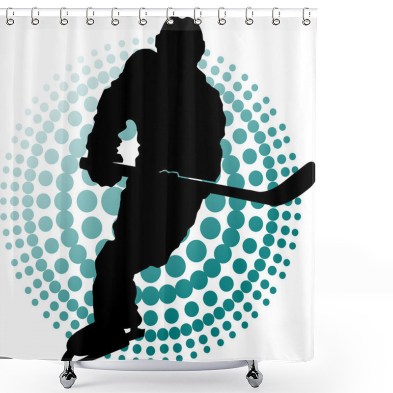 Personality  New Hockey Players (symbol) Shower Curtains