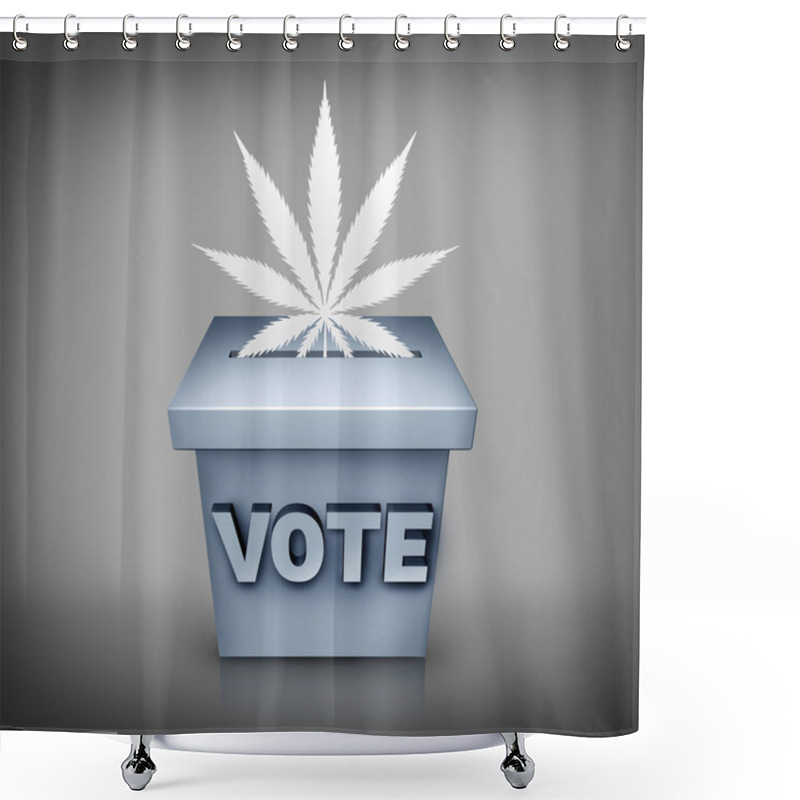 Personality  Marijuana Election Issue Shower Curtains