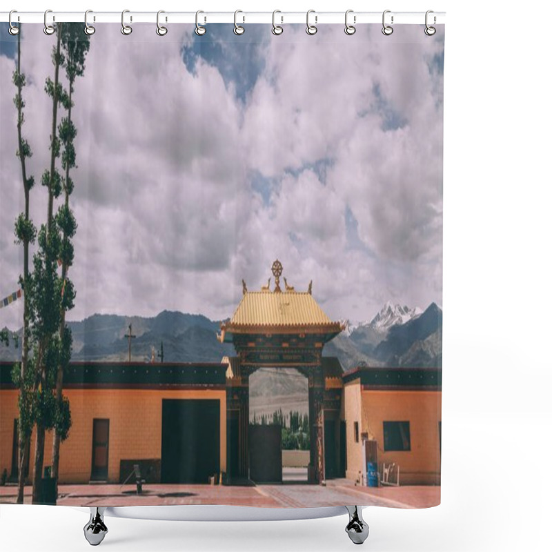 Personality  Gates And Entrance To The Leh City In Indian Himalayas  Shower Curtains