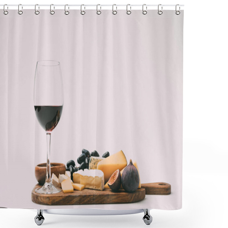 Personality  Wine Snacks Shower Curtains