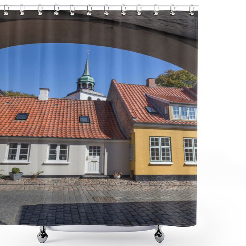 Personality  Houses And Church Shower Curtains