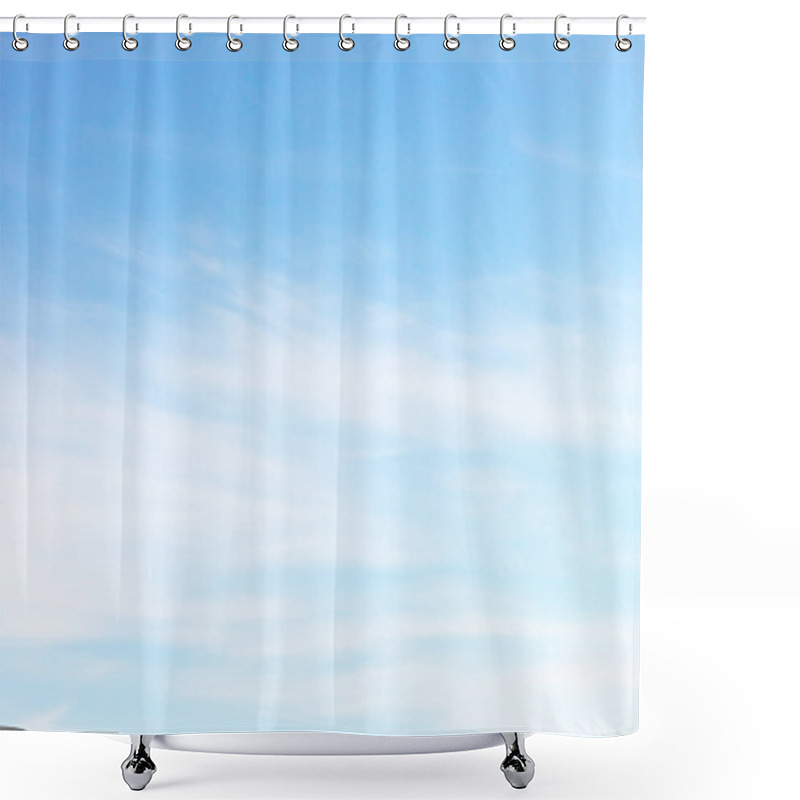 Personality  Blue Sky Shower Curtains