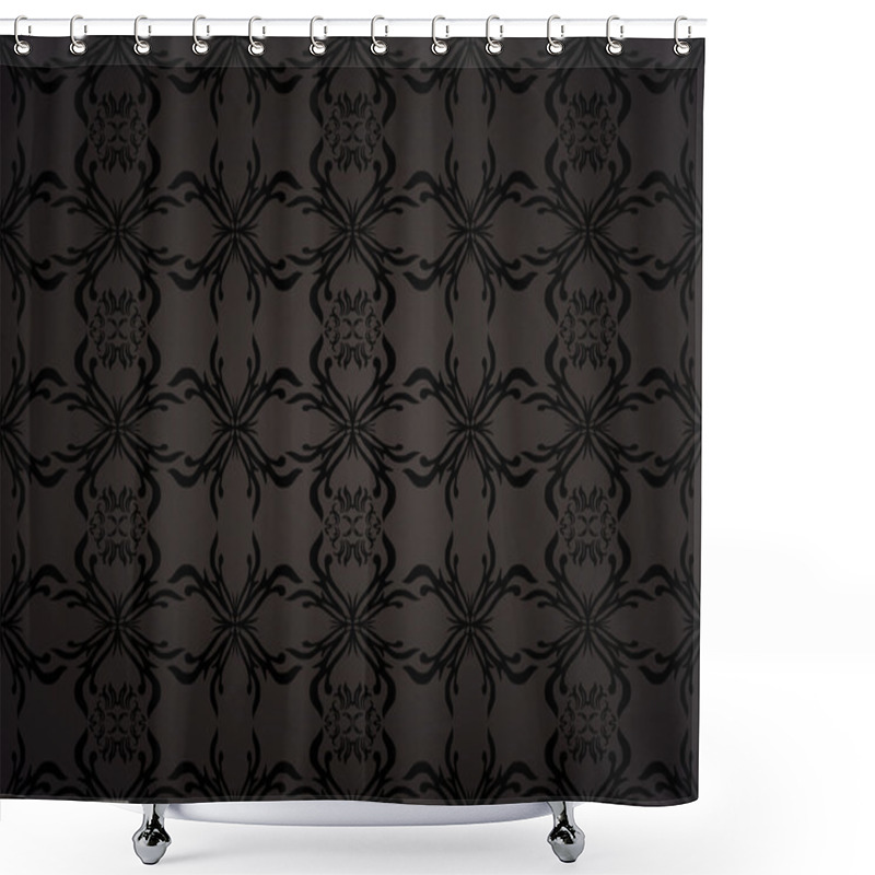 Personality  Wallpaper Background Gothic Shower Curtains