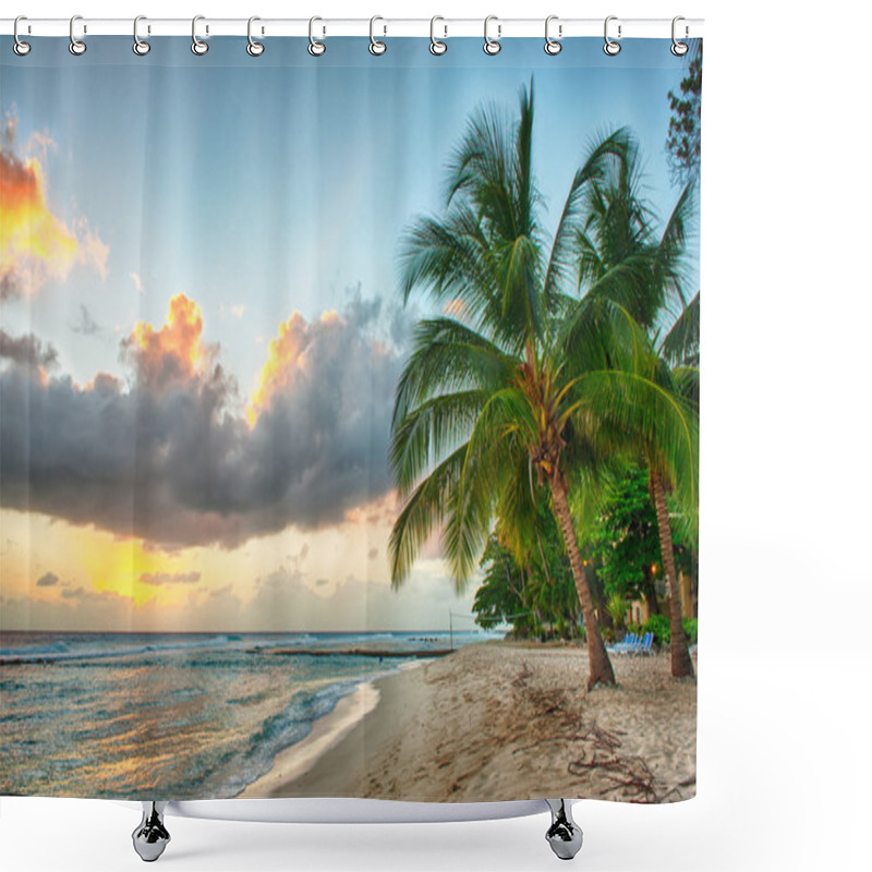 Personality  Barbados Shower Curtains