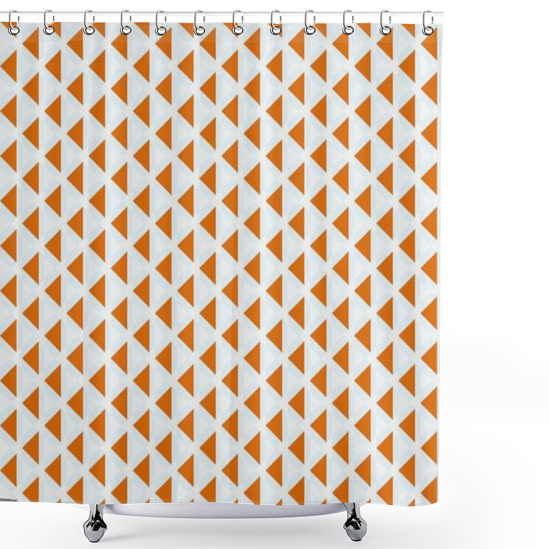 Personality  Seamless Abstract Background With Geometric Elements Shower Curtains