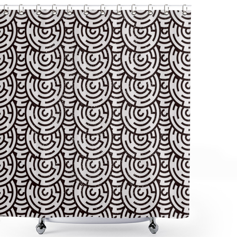 Personality  Seamless Vector Pattern Shower Curtains