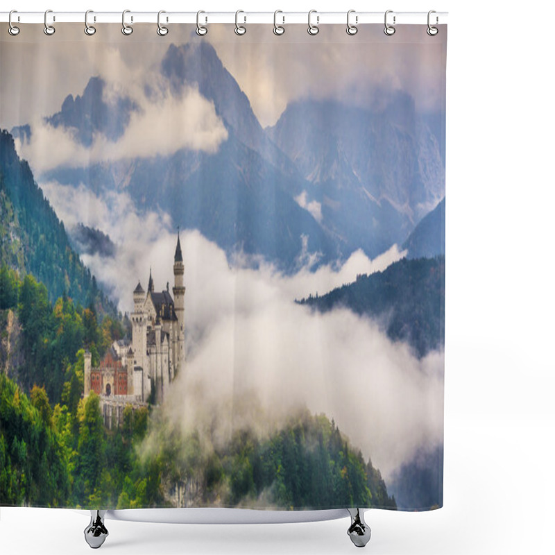 Personality  Neuschwanstein Castle Shower Curtains