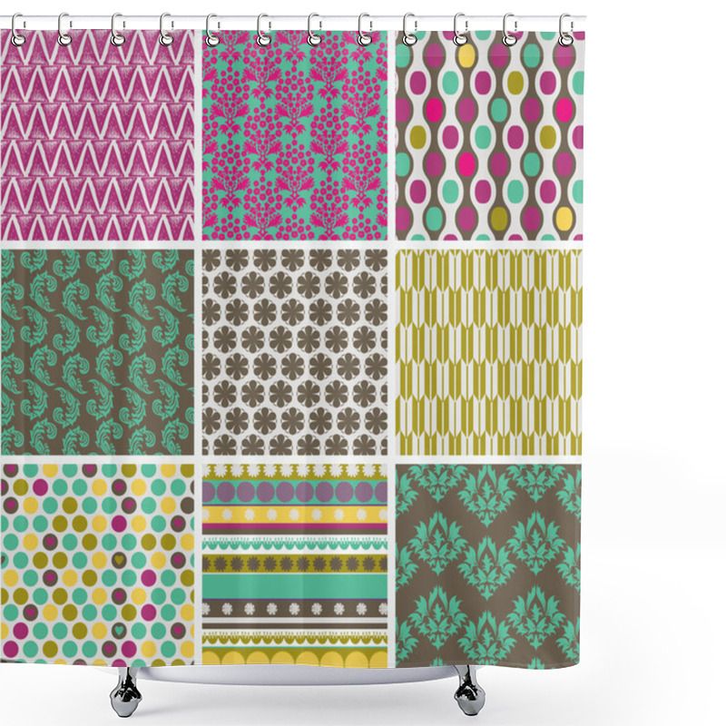 Personality  Floral Backgrounds Shower Curtains