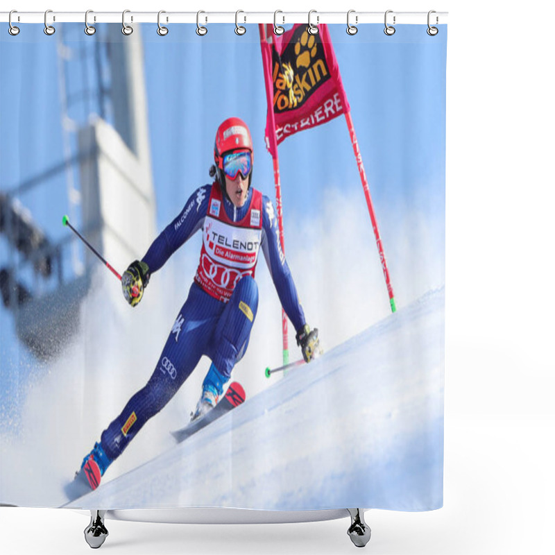 Personality  Ski SKI World Cup - Giant Slalom Women Shower Curtains