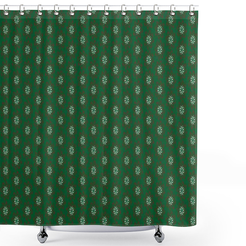 Personality  Seamless Abstract Background With Geometric Elements Shower Curtains