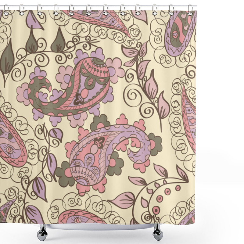 Personality  Paisley Pattern Shower Curtains