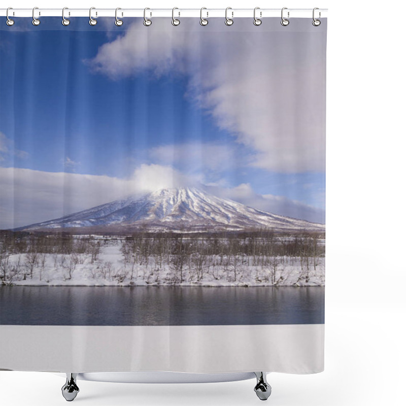 Personality  Mount Yotei, An Active Stratovolcano Located In Shikotsu-Toya National Park, Hokkaido, Japan. It Is One Of The 100 Famous Mountains In Japan. Shower Curtains