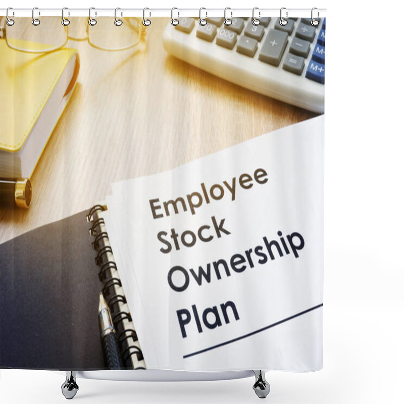 Personality  Documents With Title Employee Stock Ownership Plans (ESOP). Shower Curtains