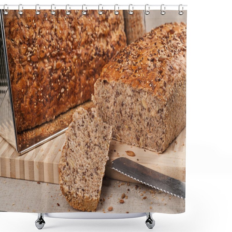 Personality  Homebaked Bread Shower Curtains