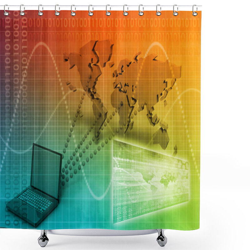 Personality  Broadcast Engineering Shower Curtains