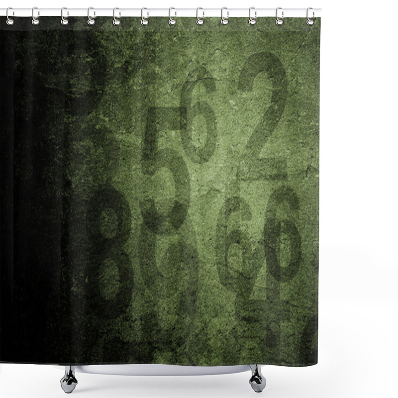 Personality  Cement Wall Background Shower Curtains