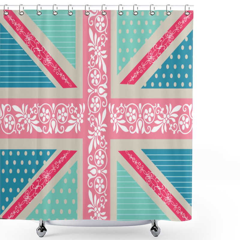 Personality  Union Jack  Pattern Shower Curtains