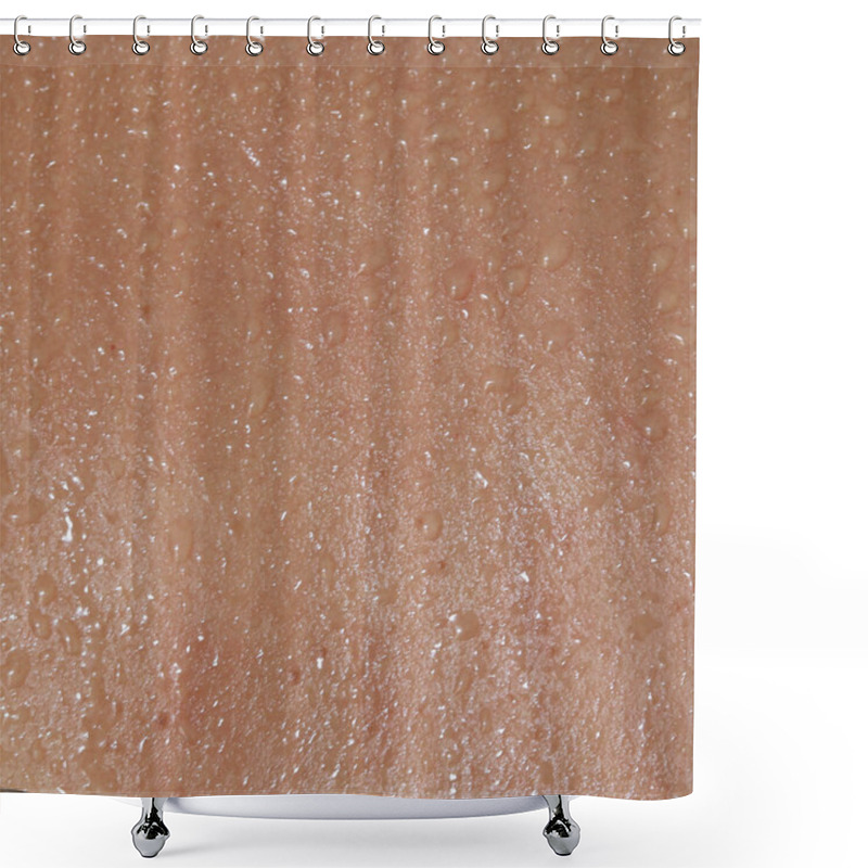 Personality  Female Human Skin Texture With Water Drop Shower Curtains