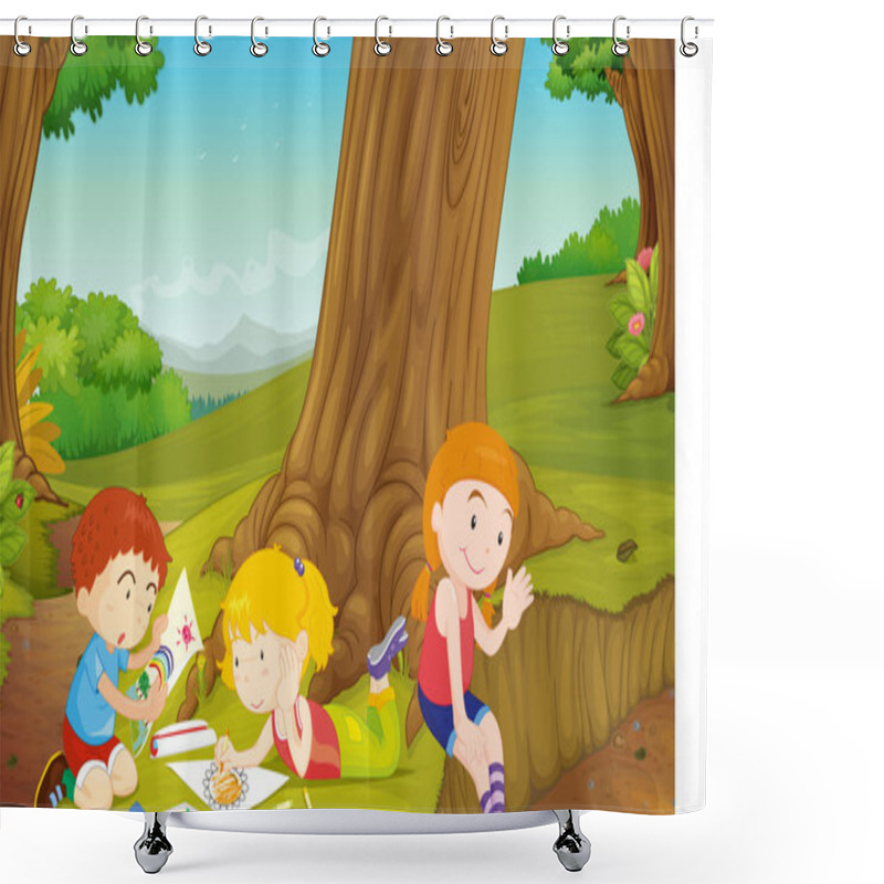 Personality  Kids Shower Curtains