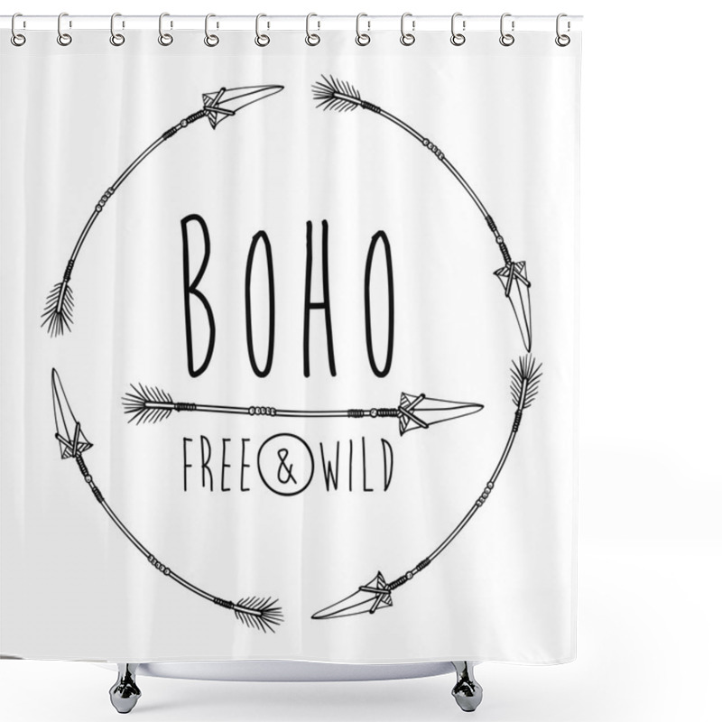 Personality  Boho Style Design Shower Curtains