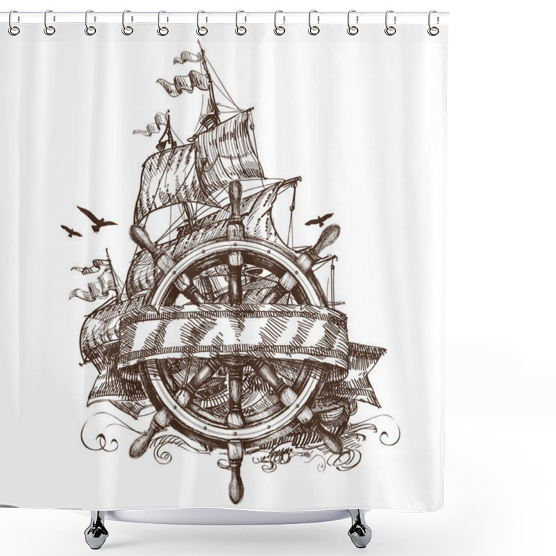 Personality  Adventure Shower Curtains