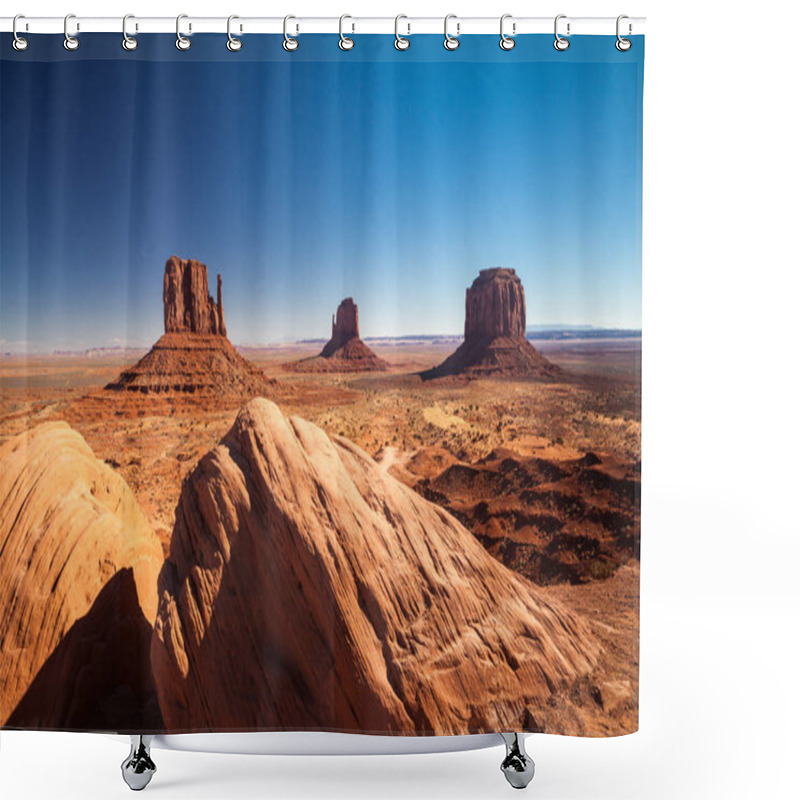 Personality  Scenic View Of Monument Valley, USA Shower Curtains