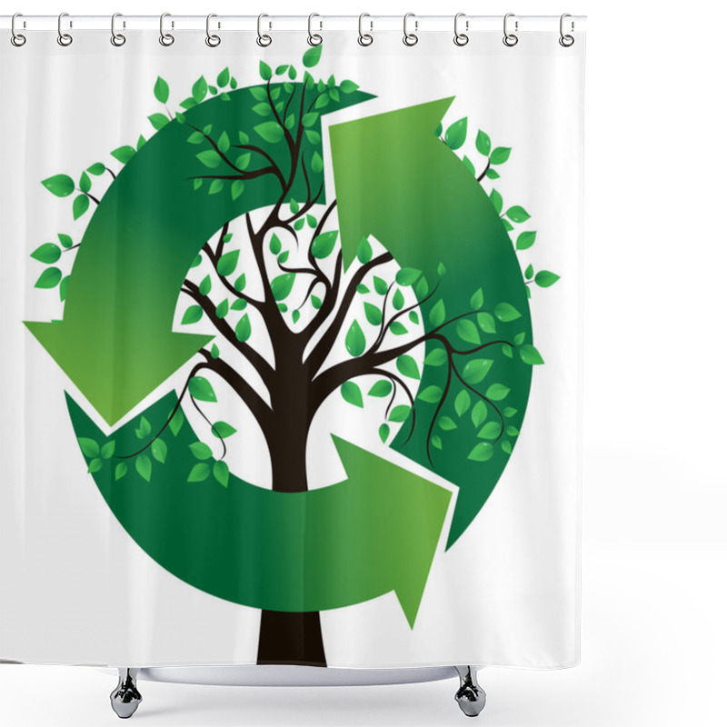 Personality  Environmental Concept Shower Curtains