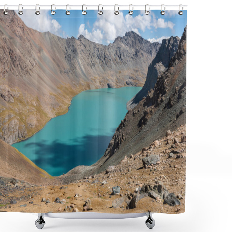 Personality  Ala-Kul Lake View. Shower Curtains