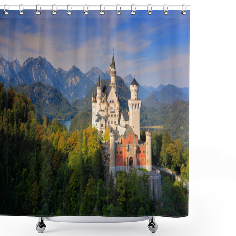 Personality  Famous Neuschwanstein Castle Shower Curtains