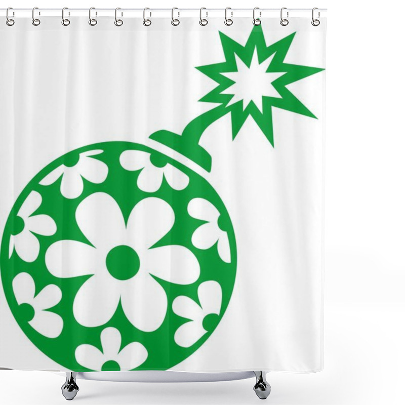 Personality  Guerrilla Gardening Shower Curtains