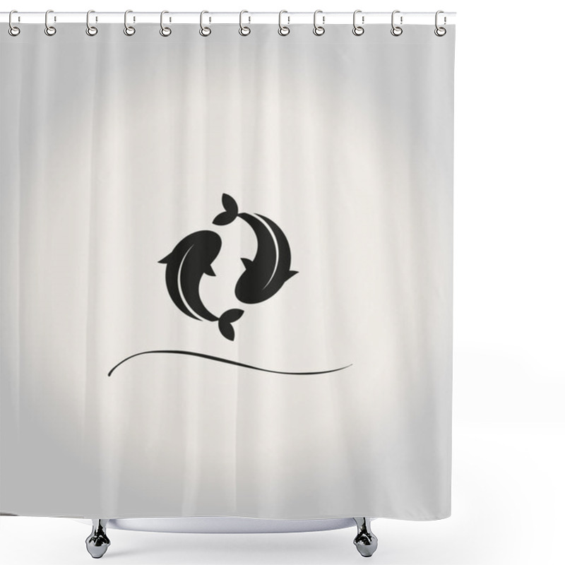 Personality  Menu - The Icon. Vector Illustration. Shower Curtains