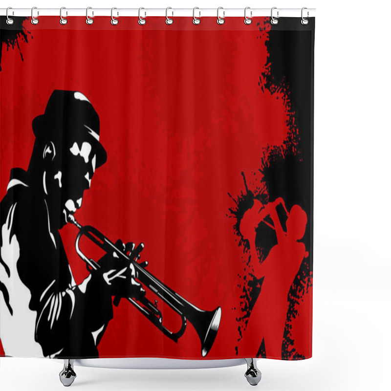 Personality  Trumpet The Best Shower Curtains