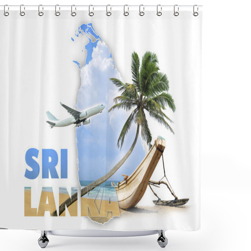 Personality  Sri Lanka Travel Concept Shower Curtains