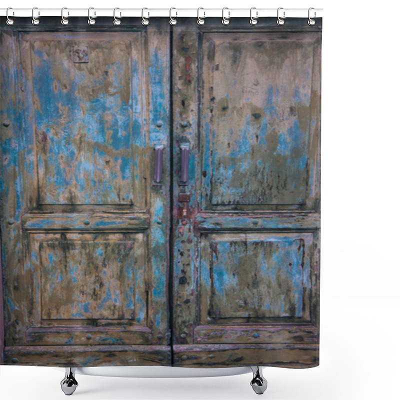 Personality  Old Door Shower Curtains