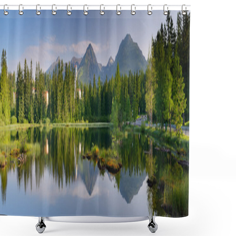 Personality  Lake Panorama Shower Curtains