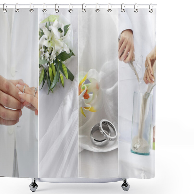 Personality  Collagecollage Shower Curtains