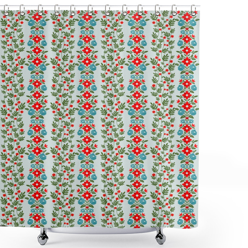 Personality  Floral Pattern Shower Curtains