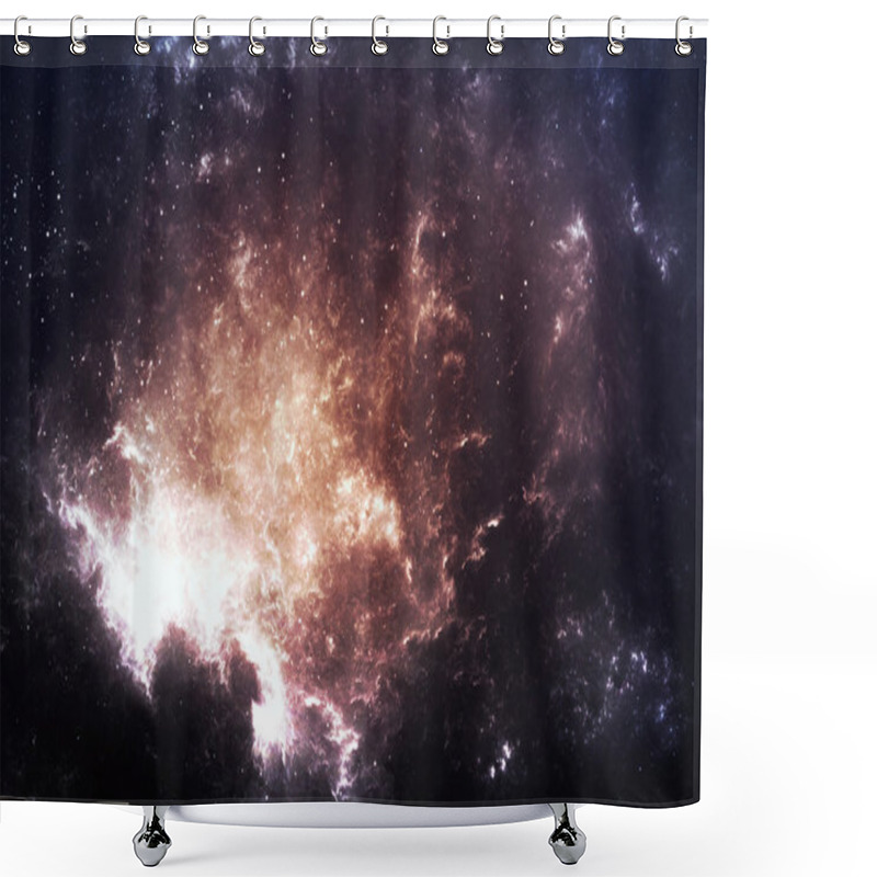 Personality  Infinite Space Background With Nebulas And Stars. This Image Elements Furnished By NASA Shower Curtains