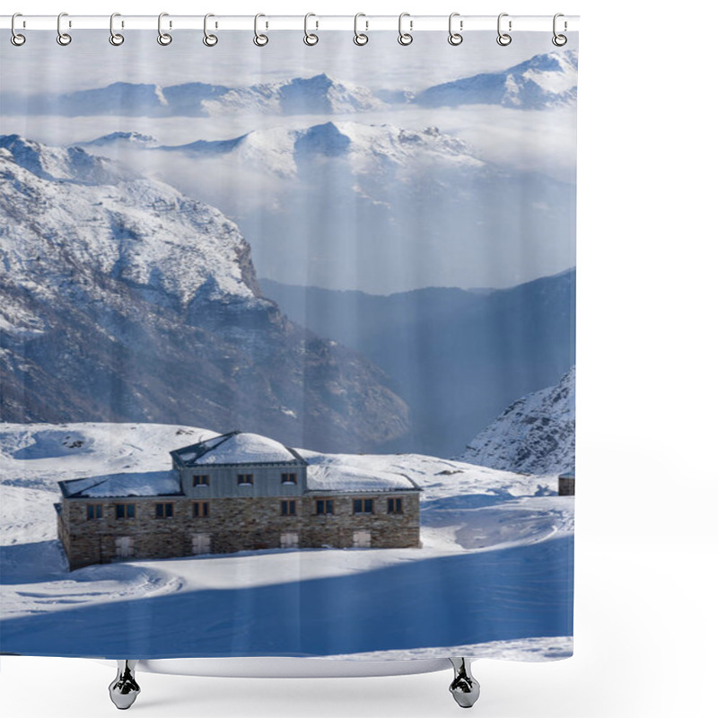 Personality  View From Passo Salati Shower Curtains