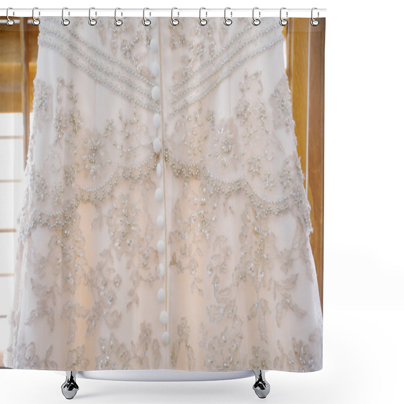 Personality  Brides Gown Close-up Shower Curtains