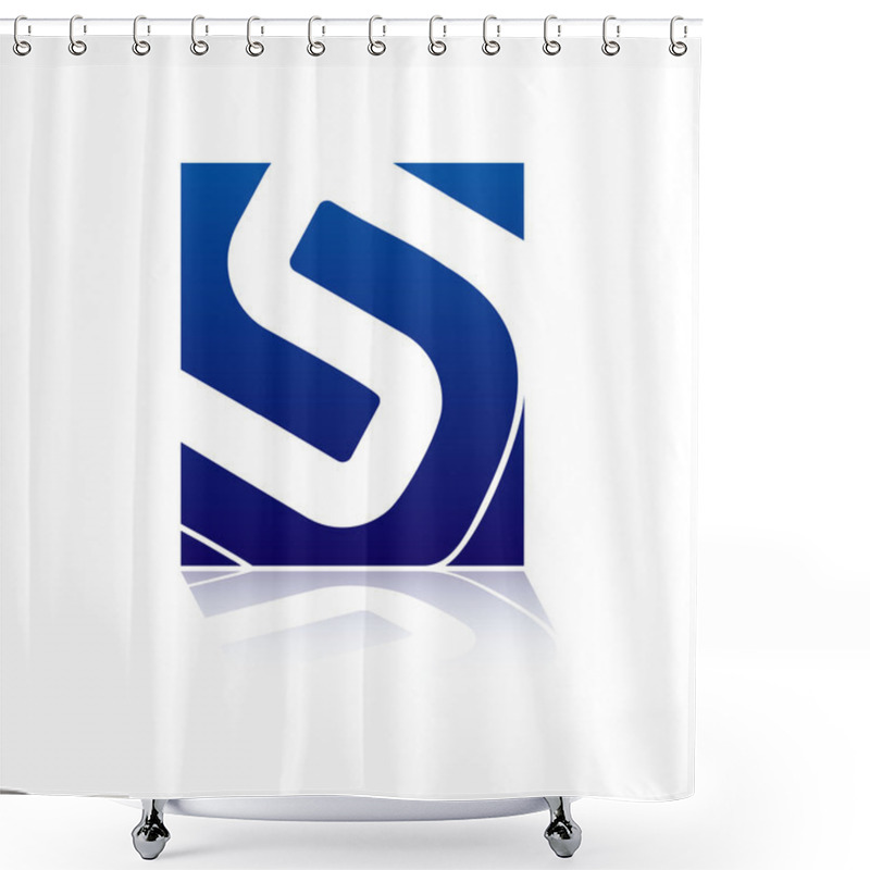 Personality  Letters Of S And C Logo Design Template Shower Curtains