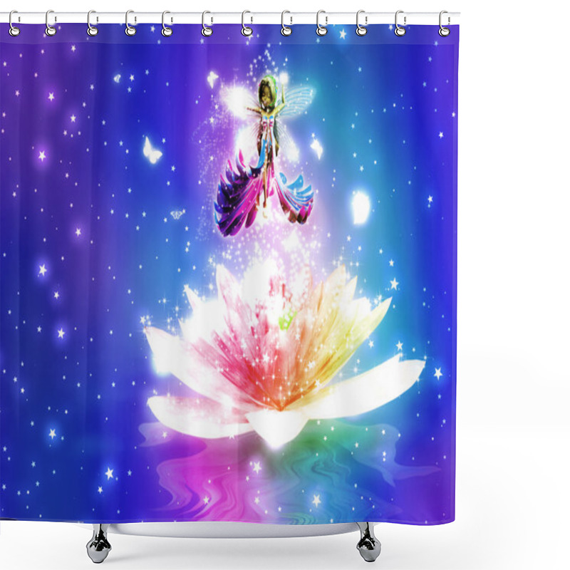 Personality  Fantasy Floral Fairy Shower Curtains