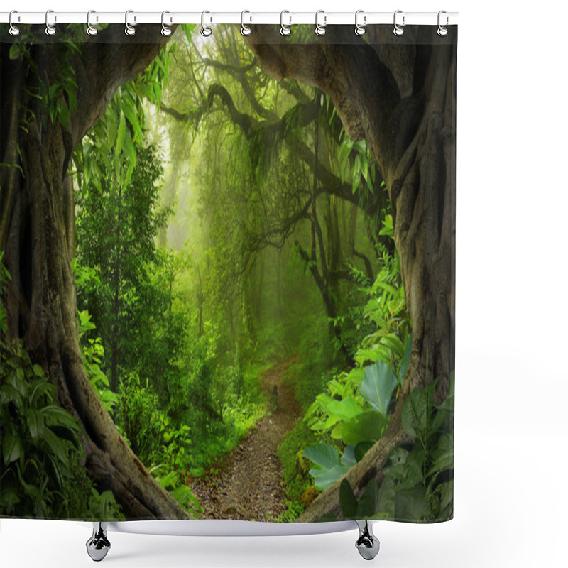 Personality  Southeast Asian Tropical Jungle Shower Curtains