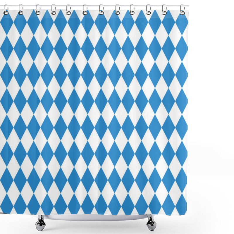 Personality  Oktoberfest Checkered Background Shower Curtains