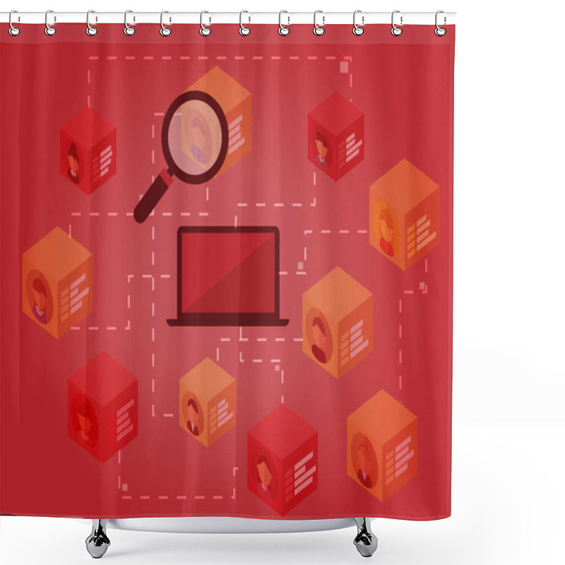 Personality  Data Driven  For HR Analytics Vector Shower Curtains